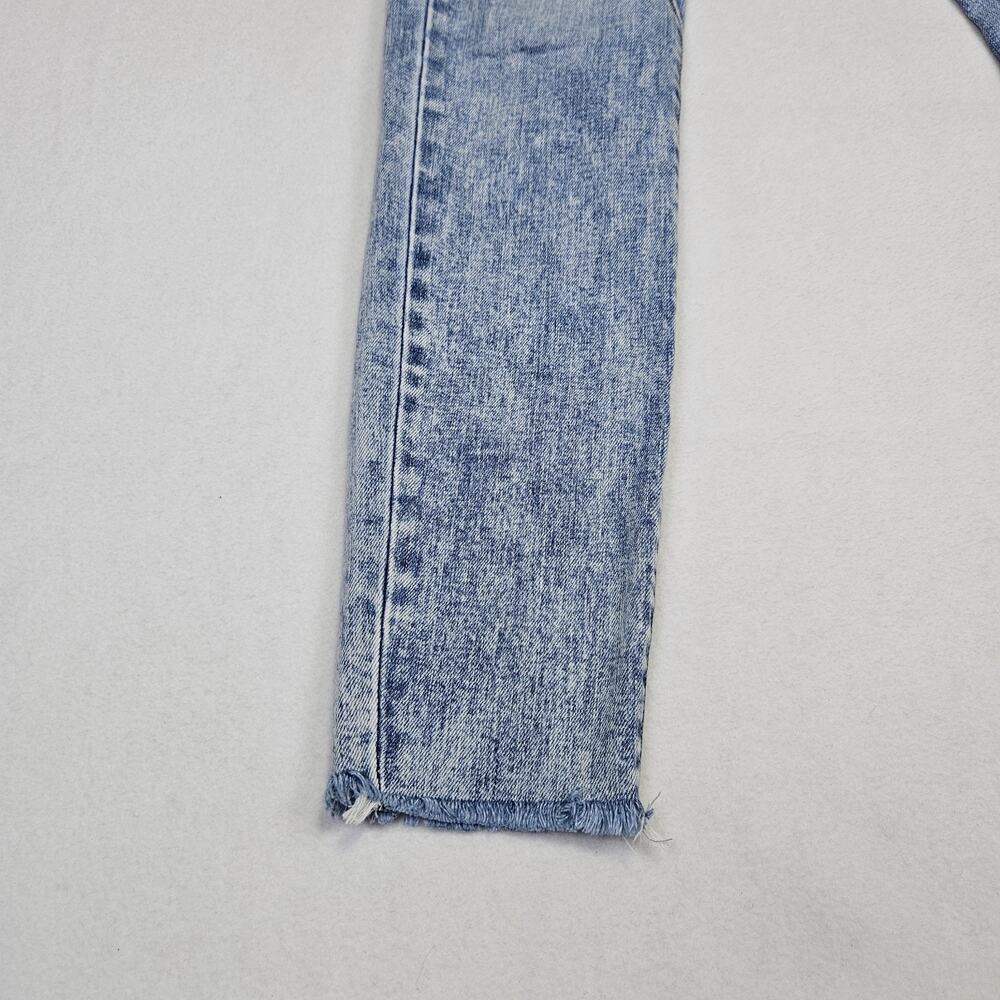 True Religion Womens 29 Jean Halle High Rise Stonewash Stretch Distressed Retro - Picture 4 of 16